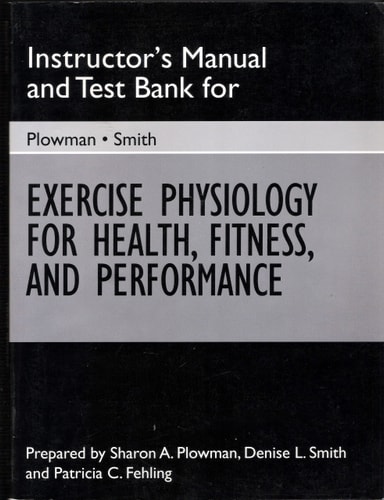 Exercise Physiology: For Health, Fitness and Performance