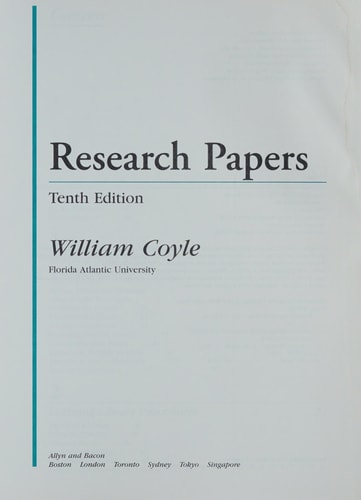 Research Papers