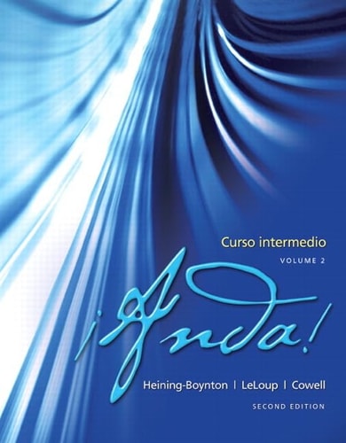 ¡Anda! Curso Intermedio, Volume 2