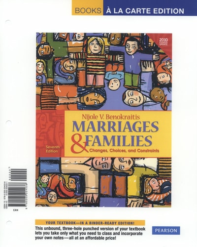 Marriages and Families: Census Update, Books a la Carte Edition