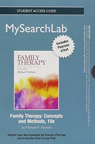 MySearchLab with Pearson eText: Standalone Access Card for Family Therapy: Concepts and Methods