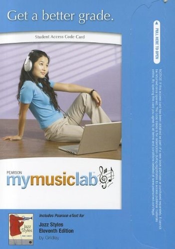 MyLab Music with Pearson eText: Standalone Access Card for Jazz Styles