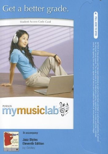 MyLab Music without Pearson eText: Standalone Access Card for Jazz Styles