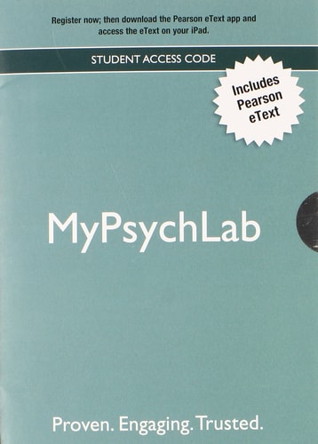 NEW MyLab Psychology with Pearson eText -- Valuepack Access Card
