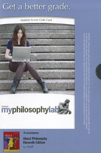 MyPhilosophyLab without Pearson eText: Standalone Access Card for About Philosophy (11th Edition)