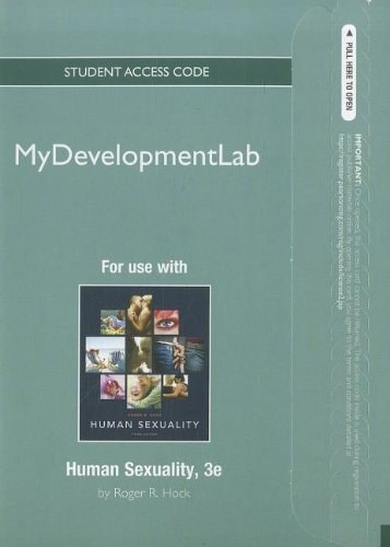 Human Sexuality: MyDevelopmentLab Standalone Access Card