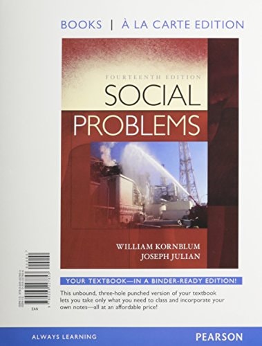 Social Problems, Books a la Carte Plus NEW MySocLab with eText -- Access Card Package (14th Edition)