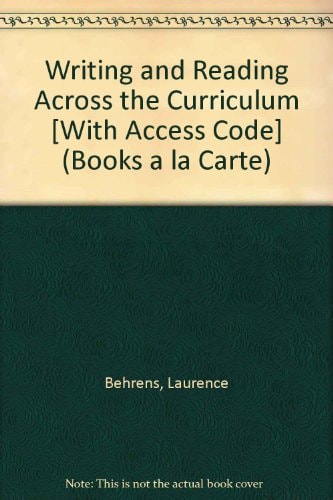Writing and Reading Across the Curriculum, Books a la Carte Plus MyCompLab -- Access Card Package (11th Edition)