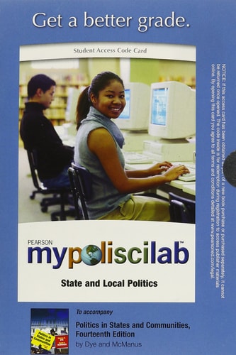 MyPoliSciLab: Standalone Access Card for Politics in States and Communities