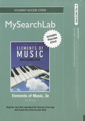 MyLab Search with Pearson eText: Elements of Music