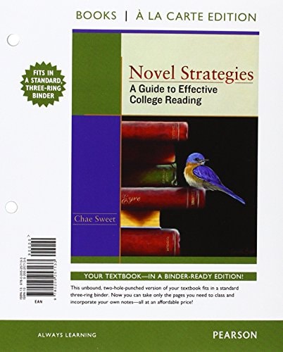 Novel Strategies: Books a la Carte Edition