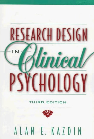 Research Design in Clinical Psychology