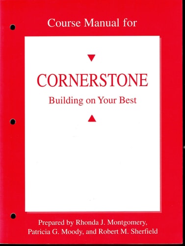 Course manual for Cornerstone: Building on your best