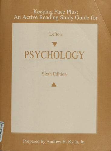 Psychology: Study Guide