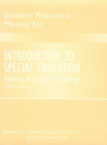 Introduction to Special Education: Resource Manual