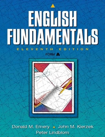 English Fundamentals: Form A