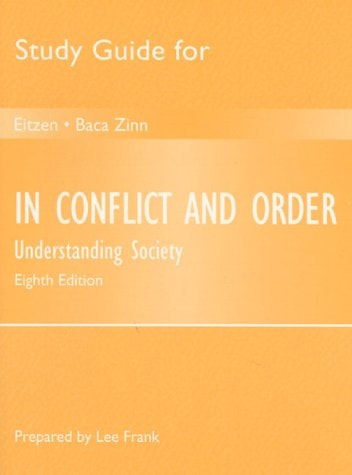 Study Guide for in Conflict and Order: Understanding Society