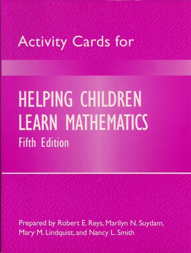 Activity Cards for Helping Children Learn Mathematics.