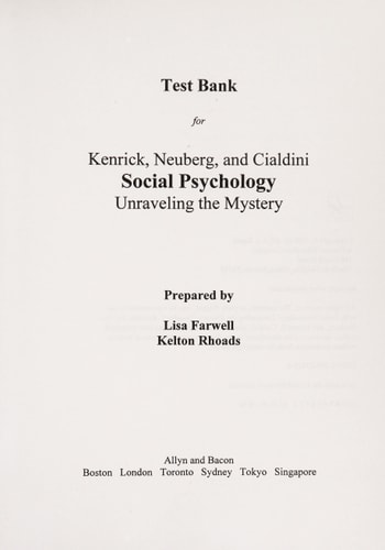 Social Psychology: Unraveling the Mystery