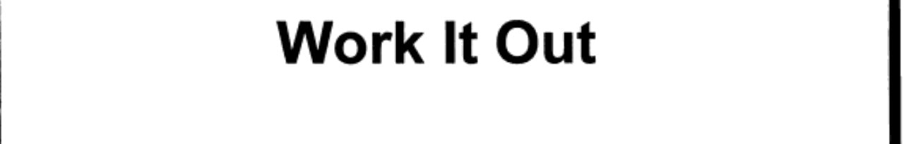 Work It: A Workbook