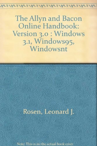 The Allyn and Bacon Online Handbook: Version 3.0