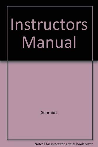 Instructor's Manual