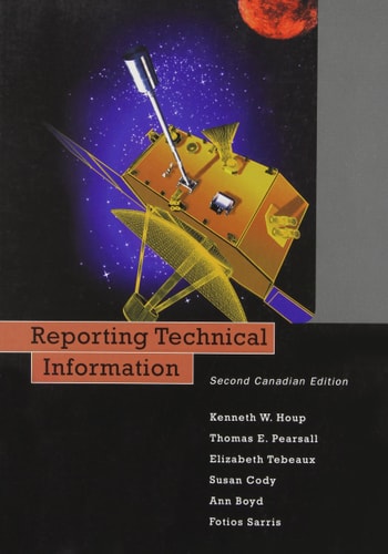 Reporting Technical Information, Canadian Edition