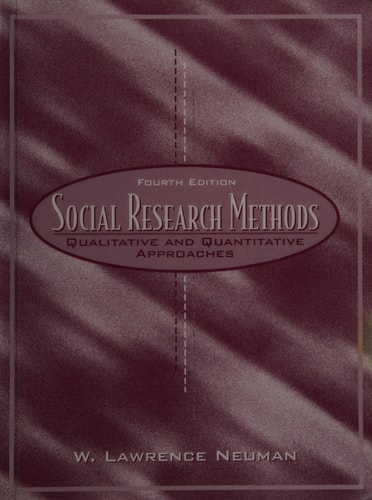 Social Research Methods Qualitative and Quantitative Approaches