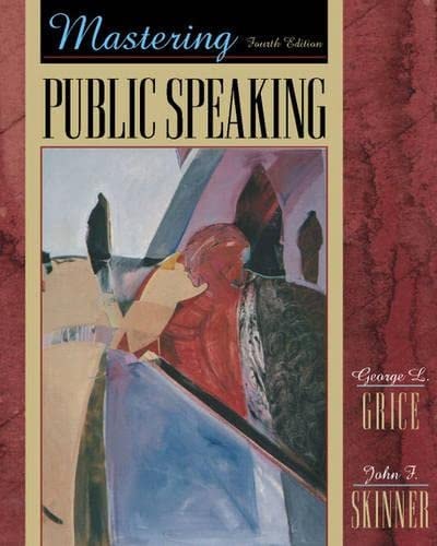 Mastering Public Speaking