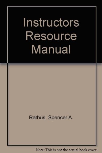 Instructor's Resource Manual