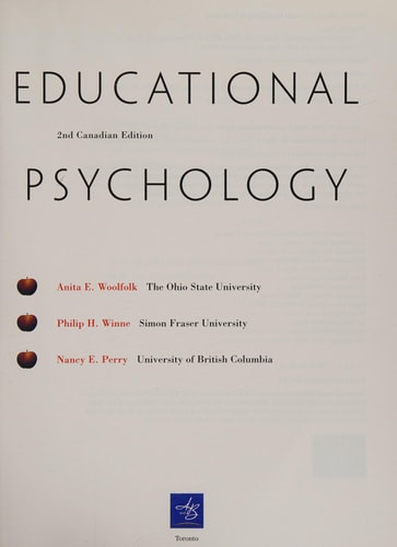 Educational Psychology: Second Canadian Edition