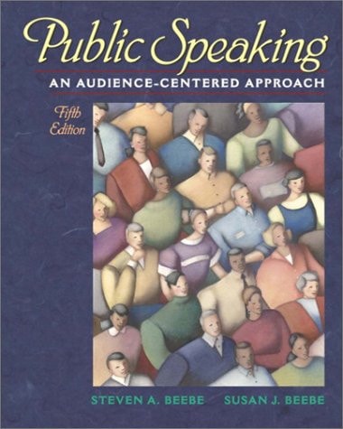 Public Speaking: An Audience-Centered Approach