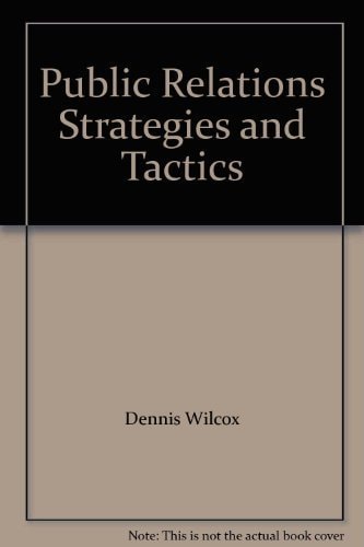 Public Relations: Strategies and Tactics
