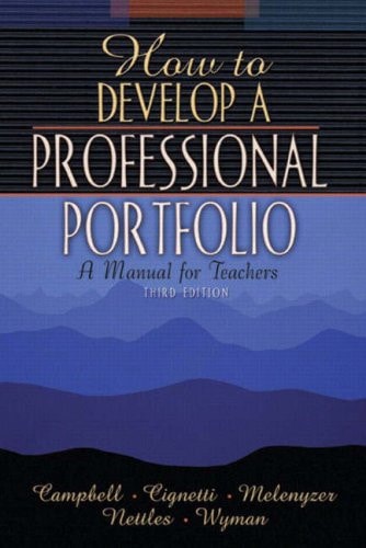 How to Develop a Professional Portfolio: A Manual for Teachers