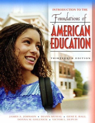 Introduction to the Foundations of American Education