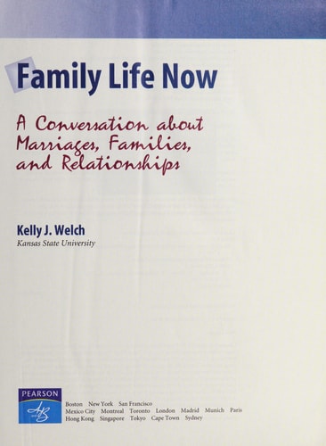 Family Life Now: A Conversation About Marriages, Families, and Relationships