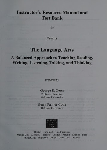 Instructor's Manual and Test Bank
