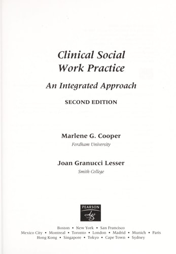 Clinical Social Work Practice: An Integrated Approach