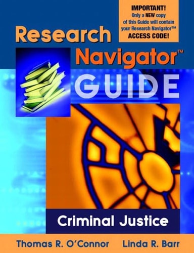 Research Navigator Guide for Criminal Justice