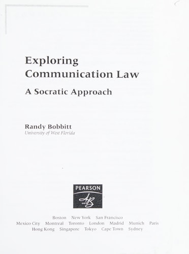 Talking About Communication Law: A Socratic Approach