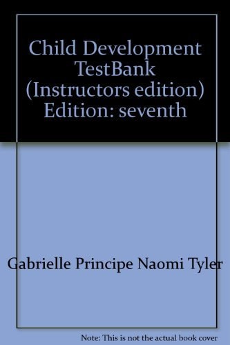 Child Development: Test Bank