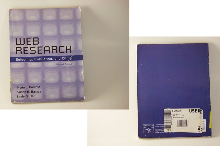 Web Research: Selecting, Evaluating, and Citing
