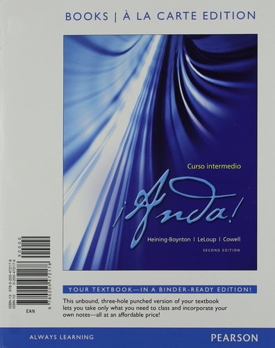 Anda! Curso Intermedio, Books a la Carte Edition