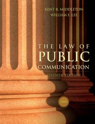 The Law of Public Communication