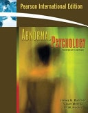 Abnormal Psychology: Core Concepts