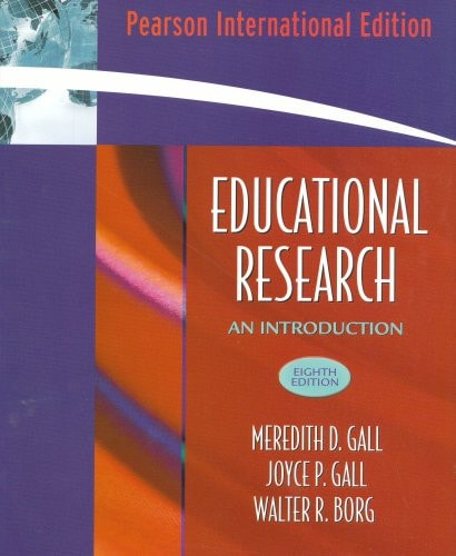 Educational Research: An Introduction