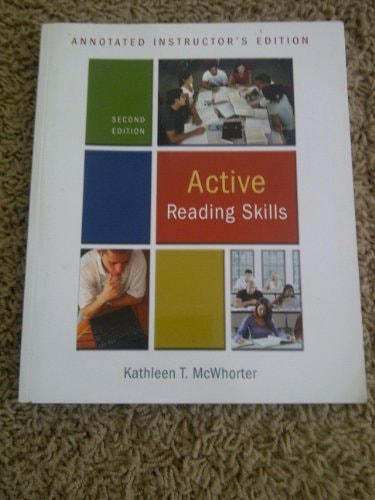Active Reading Skills: Annotated Instructor's Edition