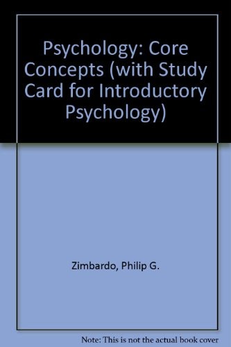 Psychology: Core Concepts With Study Card for Introductory Psychology