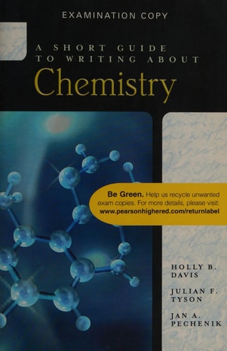 A Short Guide to Writing About Chemistry