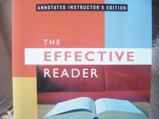 The Effective Reader ANNOTATED INSTRUCTOR'S EDITION